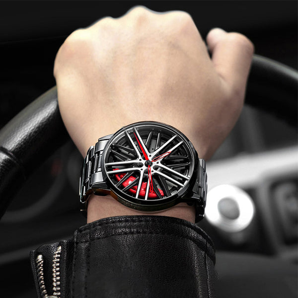 Stereoscopic Car Wheel Watch