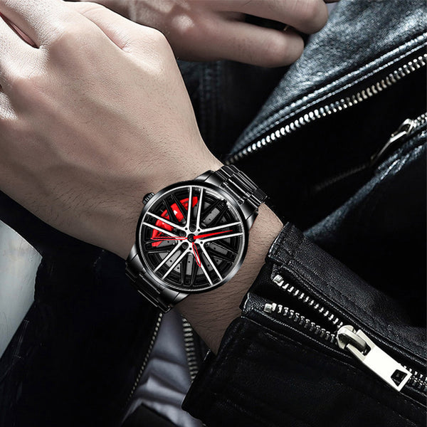 Stereoscopic Car Wheel Watch