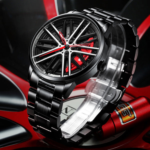 Stereoscopic Car Wheel Watch