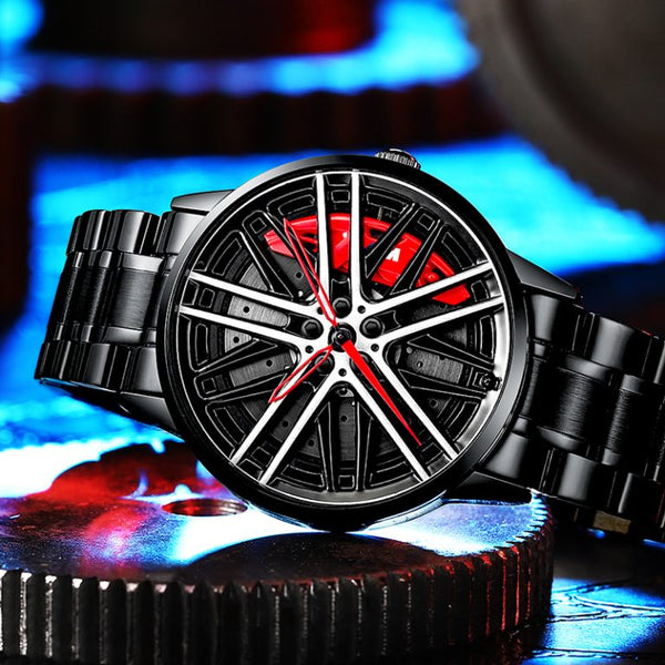 Stereoscopic Car Wheel Watch